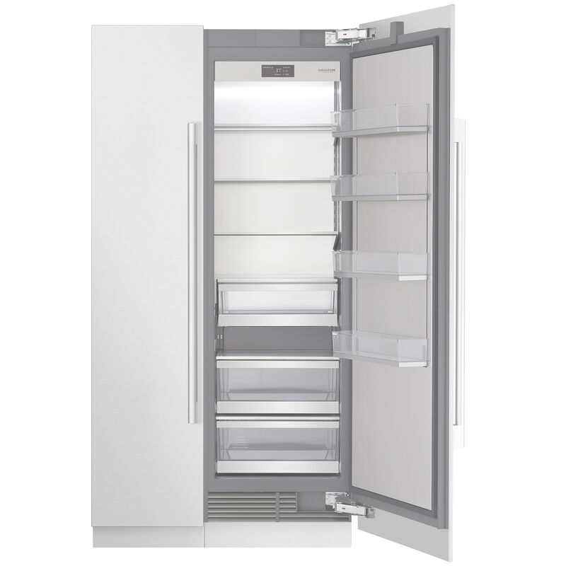 Signature Kitchen Suite 24 in. Built-In 13.9 cu. ft. Smart Counter Depth Freezerless Refrigerator with Internal Water Dispenser - Custom Panel Ready, , hires