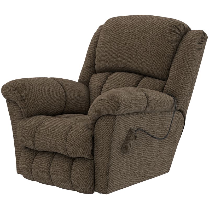 Catnapper Blarney Power Wall Hugger Recliner with Heat & Massage - Chocolate, Chocolate, hires