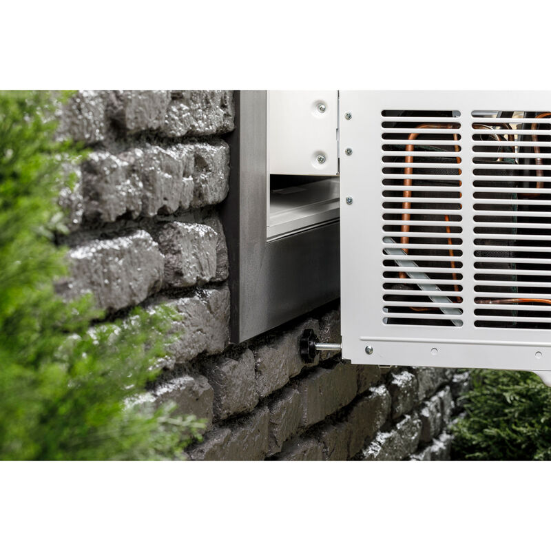 GE Profile Clearview 6,100 BTU Smart Saddle Window Air Conditioner with 3 Fan Speeds, Sleep Mode & Remote Control - White, , hires