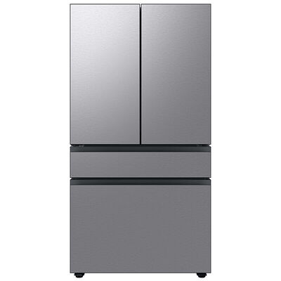 Samsung Bespoke 36 in. 28.8 cu. ft. Smart 4-Door French Door Refrigerator with Beverage Center & Internal Water Dispenser - Stainless Steel | RF29BB8600QL