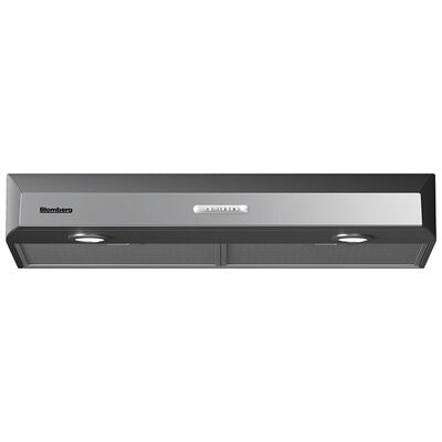 Blomberg 30 in. Standard Style Range Hood with 3 Speed Settings, 250 CFM, Convertible Venting & 2 Halogen Lights - Stainless Steel | BCHS30100SS