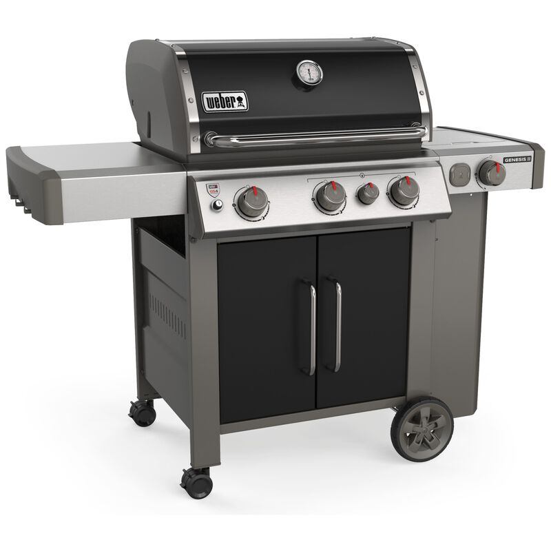 Weber Genesis II E-335 3-Burner Liquid Propane Gas Grill with Side Burner & Sear Burner - Black, , hires
