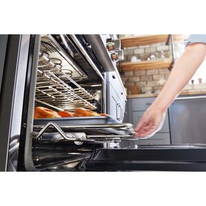 KitchenAid 30 in. 4.1 cu. ft. Smart True European Convection Dual Fuel Range with 4 Sealed Burners - Milkshake, , hires