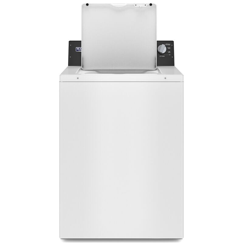 Maytag 27 in. 3.5 cu. ft. Top Load Washer with Agitator - White, , hires