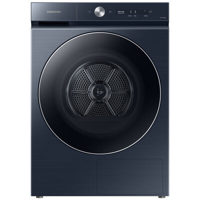 Samsung Bespoke 27 in. 7.8 cu. ft. Smart Stackable Ventless Electric Heat Pump Dryer with AI Optimal Dry, MultiControl, Sanitize Cycle & Sensor Dry - Brushed Navy | DV53BB8900HD