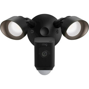 All-new Ring Floodlight Cam Wired Plus with motion-activated 1080p HD video, Black (2021 release)