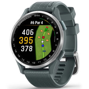 Garmin Approach S44 GPS Golf Watch, Silver with Twilight Band, , hires