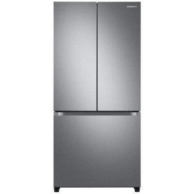 Samsung 33 in. 17.5 cu. ft. Smart Counter Depth French Door Refrigerator - Fingerprint Resistant Stainless | RF18A5101SR