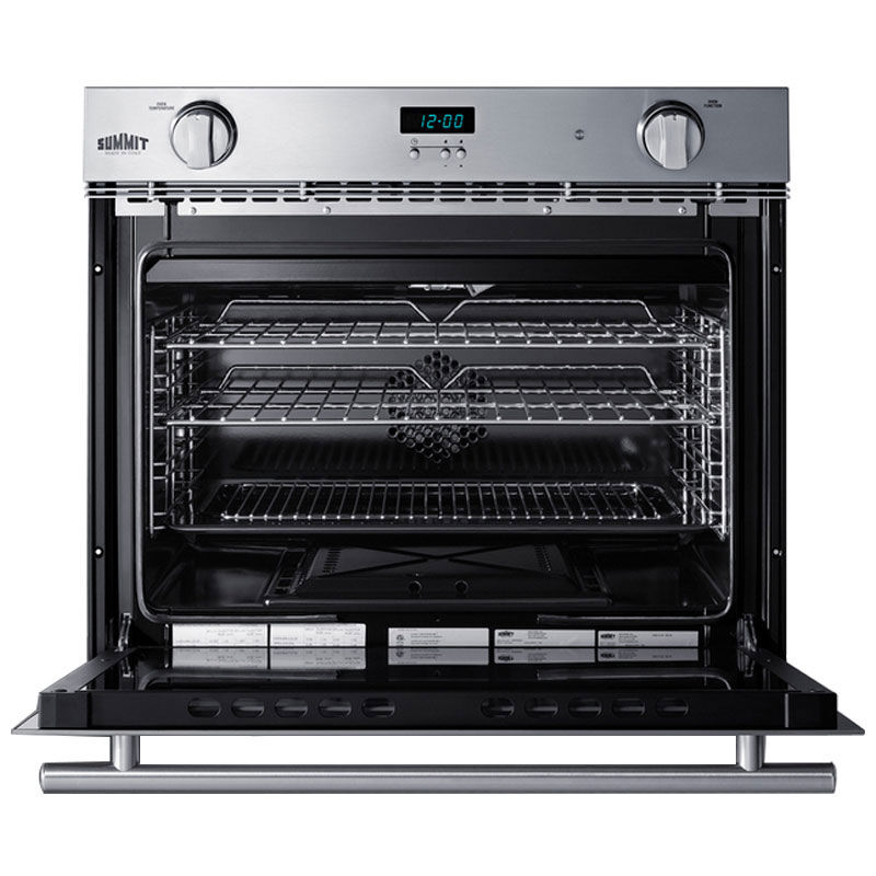 Summit 27 in. 3.0 cu. ft. Gas Wall Oven with Standard Convection - Stainless Steel, , hires