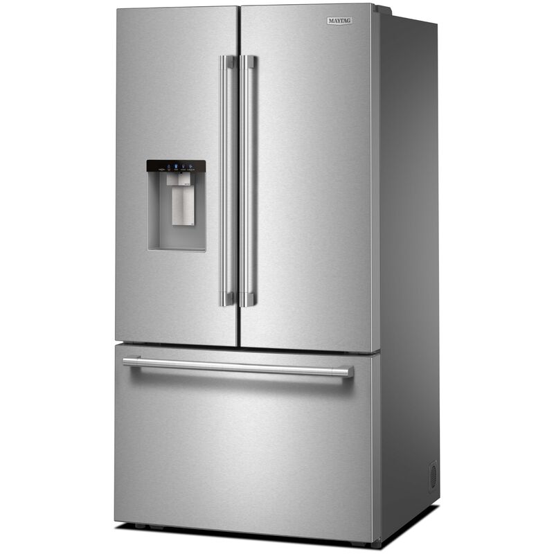 Maytag 36 in. 29.6 cu. ft. French Door Refrigerator with Ice & Water Dispenser - Fingerprint Resistant Stainless Steel, , hires
