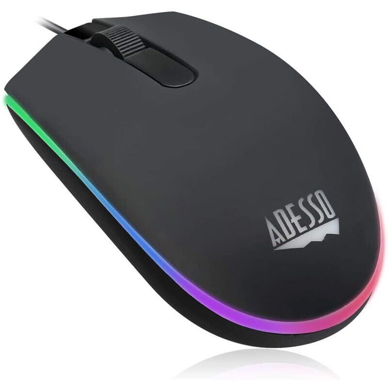 Adesso Illuminated Gaming Keyboard & Mouse Combo, , hires