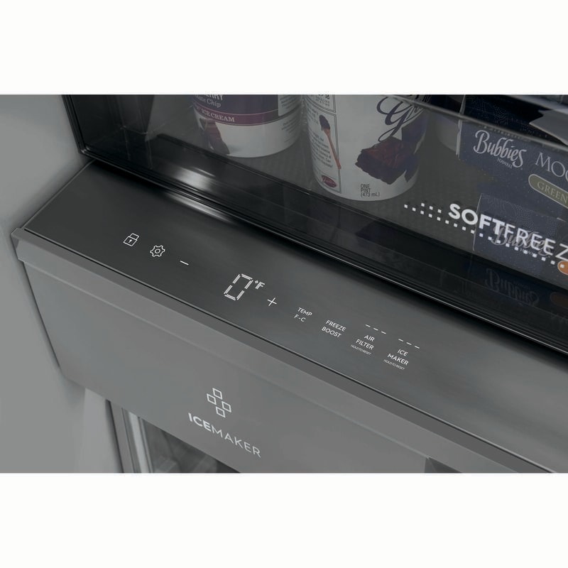 Electrolux 33 in. 18.9 cu. ft. Built-in Double-Drawers Upright Freezer with Ice-Maker & Adjustable Shelves - Stainless Steel, , hires