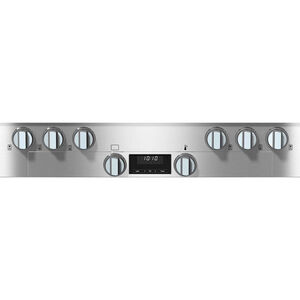 Miele 36 in. 5.8 cu. ft. Oven Freestanding Gas Range with 6 Sealed Burners - Stainless Steel, , hires
