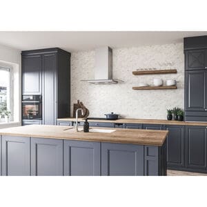 Zephyr 36 in. Convertible Chimney Style Range Hood with 600 CFM, 5 Fan Speeds & 2 LED Lights - Stainless Steel, , hires