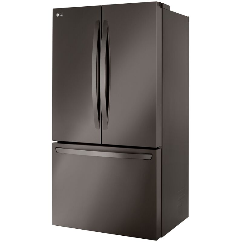LG 36 in. 26.5 cu. ft. Smart Counter Depth French Door Refrigerator with Internal Water Dispenser - Black Stainless Steel, Black Stainless Steel, hires