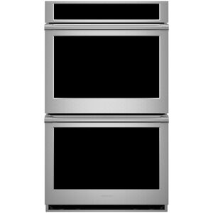 Monogram Statement Series 30 in. 10.0 cu. ft. Smart Top Control Electric Double Wall Oven with True European Convection - Stainless Steel, , hires