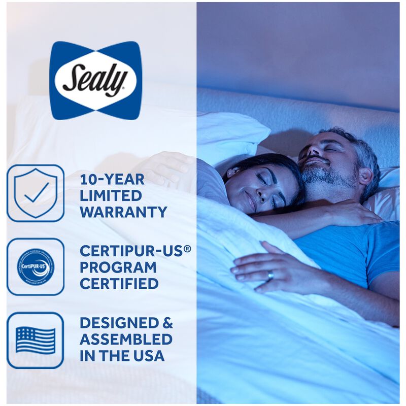 Sealy Warner Special Edition Plush Euro Top Innerspring King Size Mattress, , hires