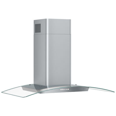 Brisas by Zephyr 36 in. Convertible Chimney Style Range Hood with 600 CFM, 3 Fan Speeds & 2 LED Lights - Stainless Steel | BMI-E36DG