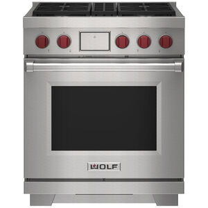 Wolf 3" Stainless Steel Kickplate for 30" Dual Fuel Ranges and Induction Ranges, , hires