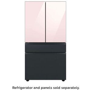 Samsung BESPOKE 4-Door French Door Bottom Panel for Refrigerators - Matte Black Steel, , hires