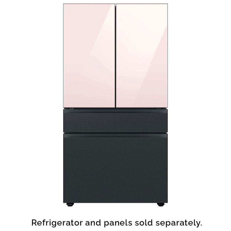 Samsung BESPOKE 4-Door French Door Bottom Panel for Refrigerators - Matte Black Steel, , hires