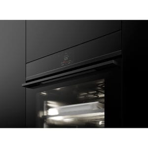 Fisher & Paykel Series 11 24 in. 3 cu. ft. Smart Steam Electric Single Wall Oven with Standard Convection - Black, , hires