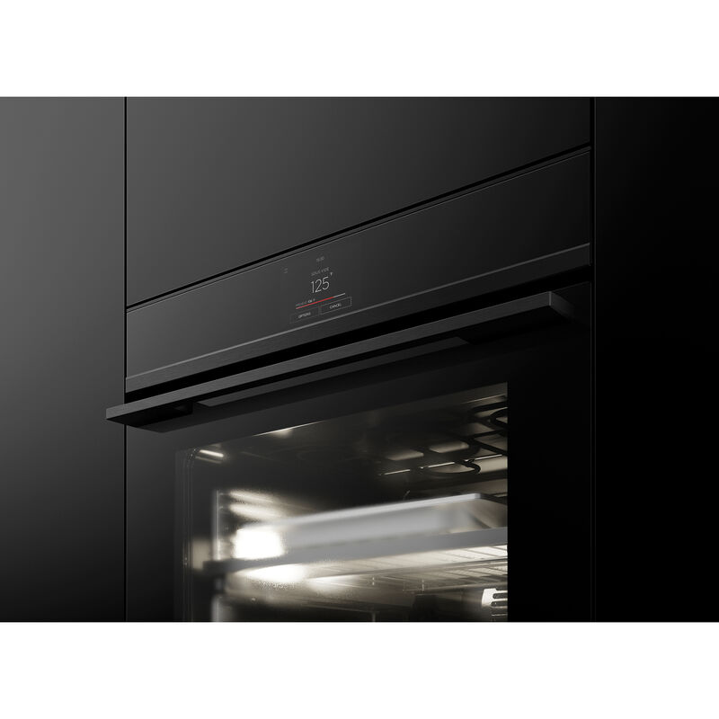 Fisher & Paykel Series 11 24 in. 3 cu. ft. Smart Steam Electric Single Wall Oven with Standard Convection - Black, , hires