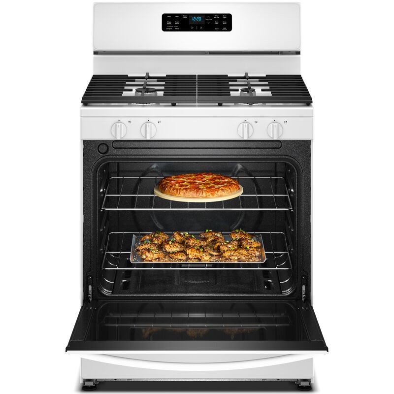 Whirlpool 30 in. 5.1 cu. ft. Gas Range with 4 Sealed Burners - White, , hires