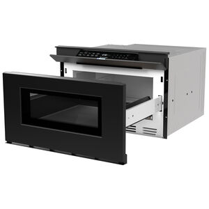Sharp 24 in. 1.2 cu. ft. 950W Smart Drawer Microwave with Sensor Cooking - Black, , hires