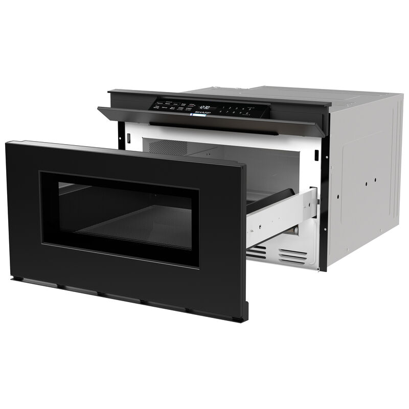 Sharp 24 in. 1.2 cu. ft. 950W Smart Drawer Microwave with Sensor Cooking - Black, , hires