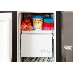 GE 33 in. 23.0 cu. ft. Energy Star Side-by-Side Refrigerator with External Ice & Water Dispenser - White, White, hires
