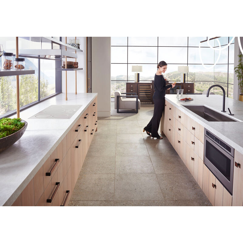 Monogram 24 in. Top Control Flush-Mount Smart Dishwasher with 42 dBa Sound Level, 3rd-Rack & Max Dry system - Custom Panel Ready, , hires