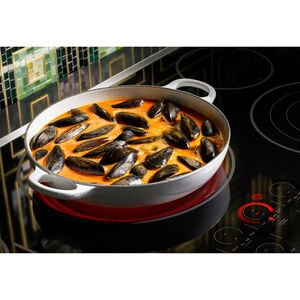 Cafe 30 in. 5-Burner Smart Electric Cooktop with Simmer Burner & Power Burner - Black, , hires