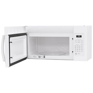 GE 30 in. 1.6 cu. ft. 1000W Over-the-Range Microwave with 300 CFM - White, White, hires