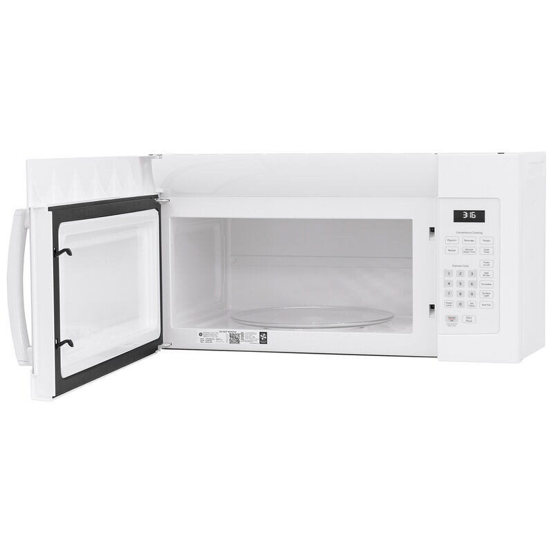 GE 30 in. 1.6 cu. ft. 1000W Over-the-Range Microwave with 300 CFM - White, White, hires
