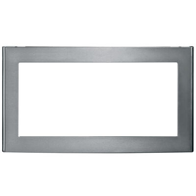 GE Optional 30 in. Built-In Trim Kit for Microwaves (Counter Top) - Stainless Steel | JX830SFSS