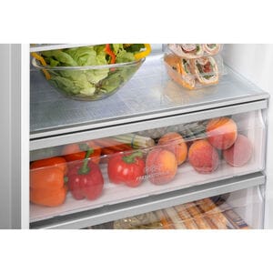 Haier 28 in. 15 cu. ft. Counter Depth Bottom Freezer Refrigerator - Stainless Steel, , hires