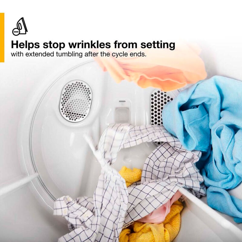 Whirlpool 29 in. 7.0 cu. ft. Gas Dryer with Moisture Sensing Dryer & Steam Cycle - White, , hires