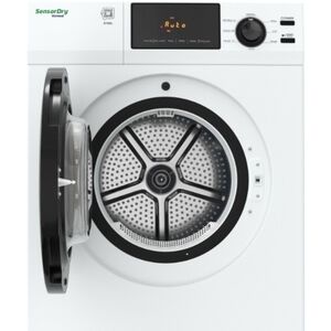 Equator Deluxe 24 in. 4.0 cu. ft. Stackable Electric Dryer with Sensor Dry, Sanitize & Steam Cycle - White, , hires
