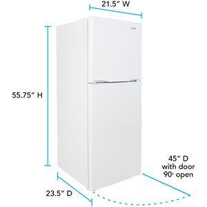 Avanti 22 in. 7 cu. ft. Top Freezer Refrigerator - White, , hires