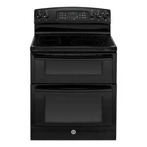 GE 30" Free Standing Electric Range - Black on Black, , hires