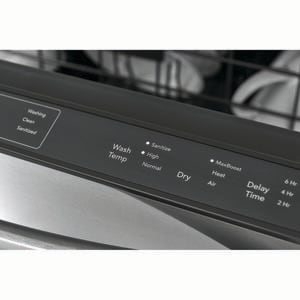 Frigidaire Gallery 24 in. Top Control Dishwasher with 52 dBa Sound Level - Stainless Steel, , hires