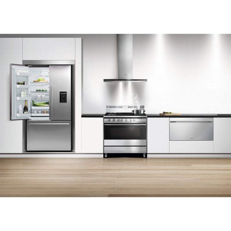 Fisher & Paykel Series 7 36 in. 20.1 cu. ft. Smart Counter Depth French Door Refrigerator with Water Dispenser - Stainless Steel, , hires