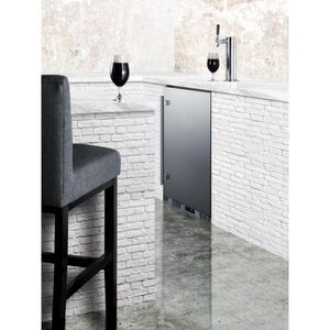 Summit 24 in. 5.6 cu. ft. Outdoor Beer Dispenser with 1 Tap, Digital Controls & Digital Thermostat - Stainless Steel, , hires