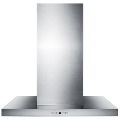 Summit 36" Chimney Style Range Hood with 4 Speed Settings, 600 CFM, Convertible Venting & 2 Halogen Lights - Stainless Steel | SEIH4636CV4