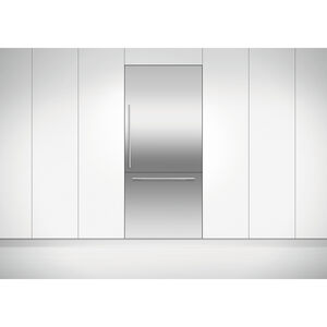 Fisher & Paykel Series 7 Integrated 36 in. Built-In 16.8 cu. ft. Smart Counter Depth Bottom Freezer Refrigerator with Ice Maker Right Hinged - Custom Panel Ready, , hires