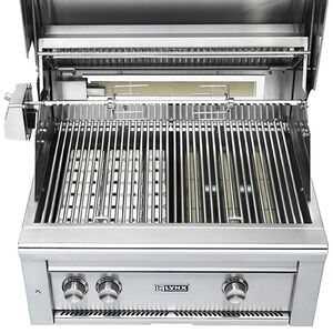 Lynx Professional 30 in. 2-Burner Liquid Propane Gas Grill with Rotisserie & Smoker Box - Stainless Steel, , hires