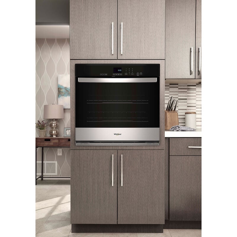 Whirlpool 27 in. 4.3 cu. ft. Electric Single Wall Oven - Stainless Steel, , hires