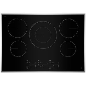 JennAir Lustre Stainless Series 30 in. Electric Cooktop with 5 Smoothtop Burners - Stainless Steel, , hires