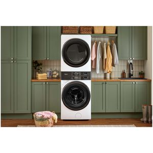 Whirlpool 28 in. 4.5 cu. ft. Smart Gas Front Load Laundry with UV Clean Technology, FreshFlow Vent System, Sensor Dry, Sanitize & Steam Cycle - White, White, hires